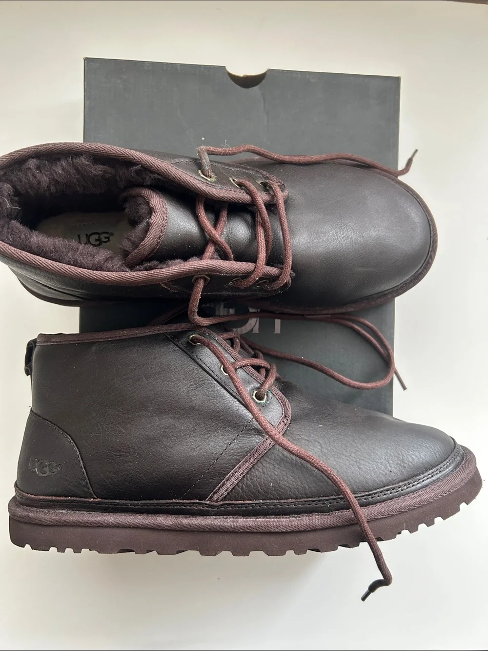 UGG Men's Dark Brown Neumel Boots